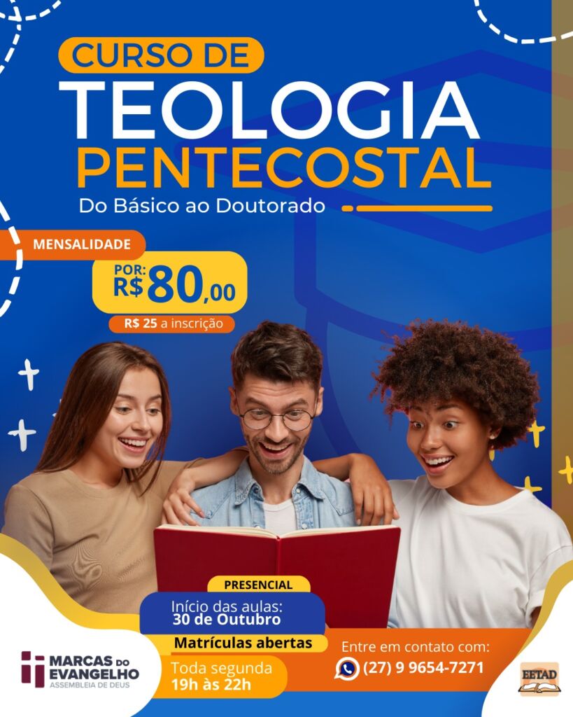 Curso de Teologia Pentecostal na Marcas do Evangelho, Campo Grande, Cariacica