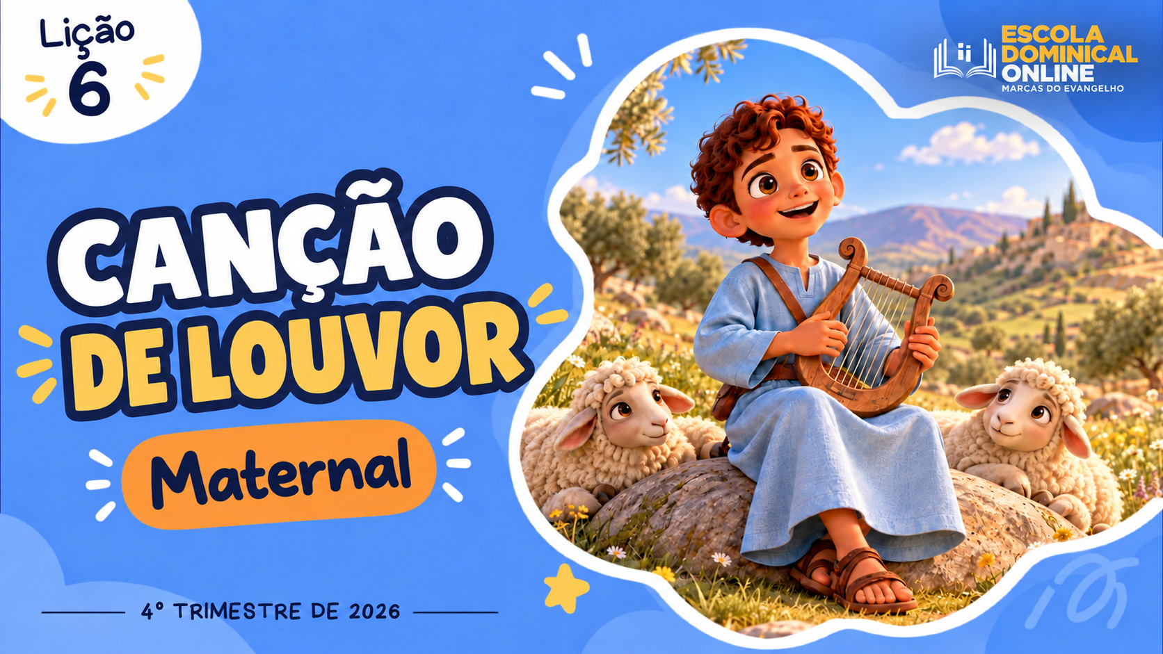Lição 6 de Maternal: Canção de Louvor